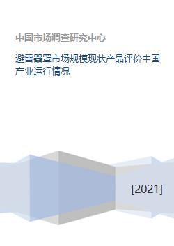 中國避雷器罩及防雷器市場現(xiàn)狀、產(chǎn)品評價與產(chǎn)業(yè)運行分析